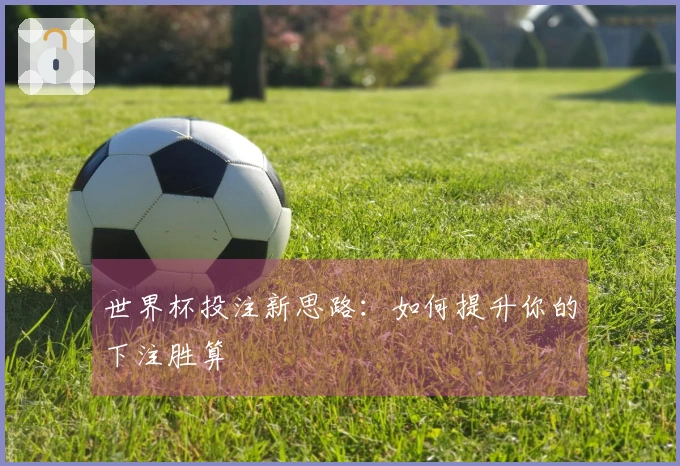 世界杯投注新思路：如何提升你的下注胜算